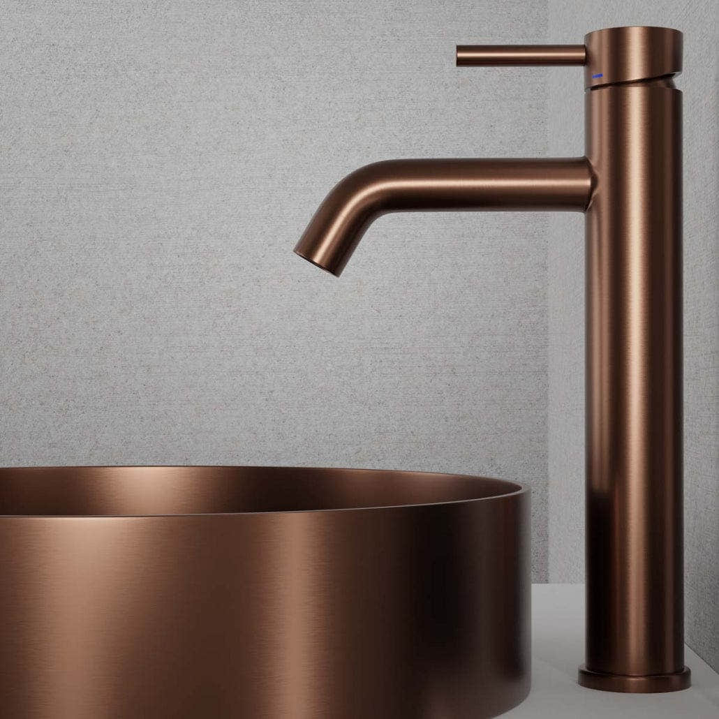 Scandtap Steel Wave High Servantbatteri Amber Scandtap Servantbatteri SC-10017