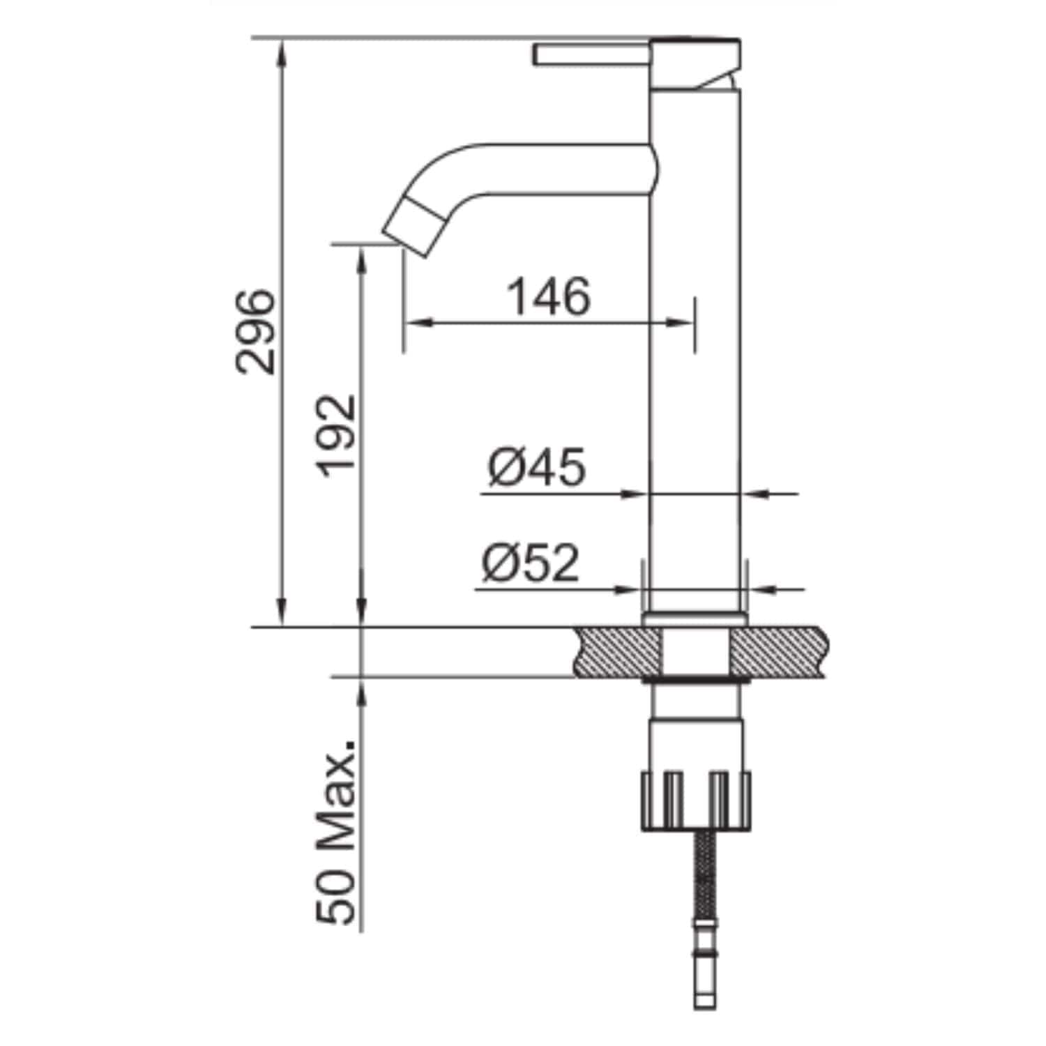 Scandtap Steel Wave High Servantbatteri Scandtap Servantbatteri