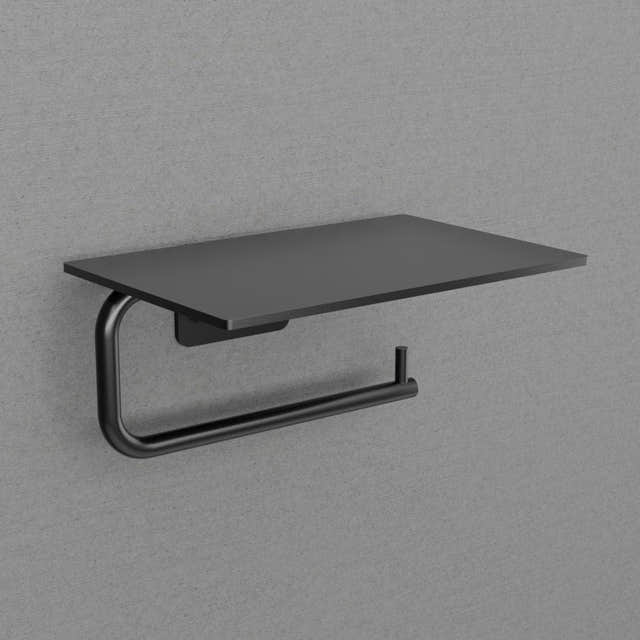Scandtap Toalettpapirholder med Hylle Shadow Scandtap Toalettrullholder SC-15093
