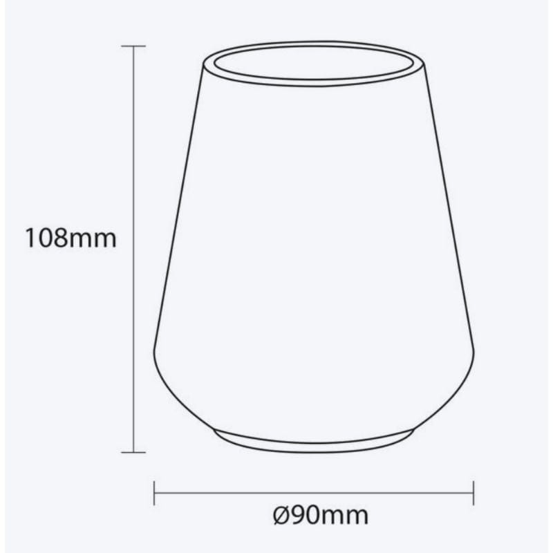 Sealskin Conical tannglass  Sealskin Tannbørsteholder