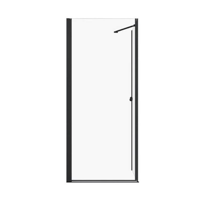 Sealskin Hooked Svingdør med sidevegg 90x90 svart matt Svart matt / 90cm Sealskin Dusjdør