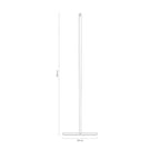 Sealskin Urban Deluxe Gulvnal Svart H1350mm