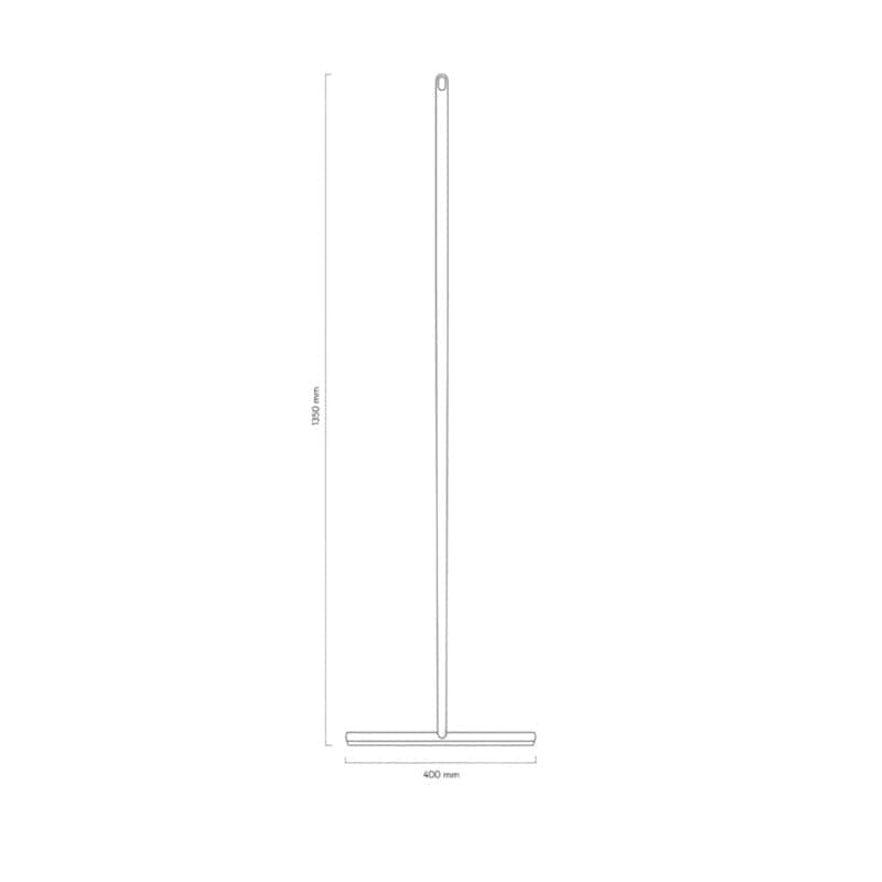 Sealskin Urban Deluxe Gulvnal Sort H1350mm Svart Sealskin Dusjnal CO-V900612