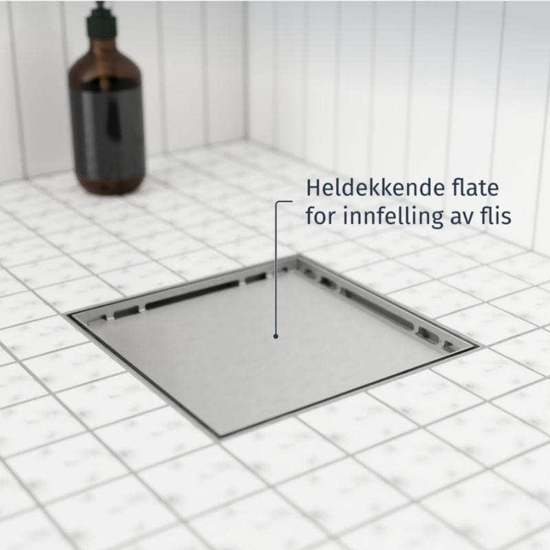 Slidedrain Kvadrat Slukrist Tile Insert Slidedrain Slukrist