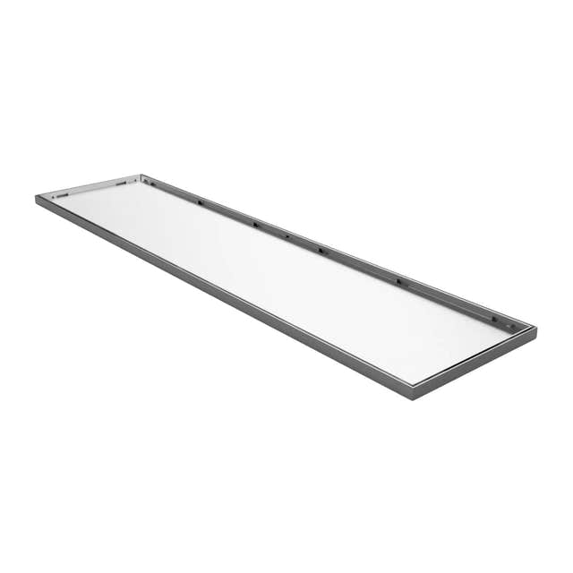 Slidedrain Slukrenne eksentrisk tile Børstet stål / 80cm Slidedrain Slukrenne DAL-1382606