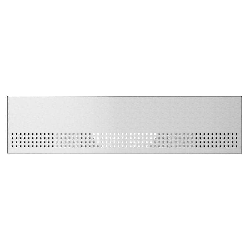 Slidedrain Slukrenne Rist Børstet stål / 797x197mm Slidedrain Slukrist GRO-3406121