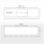 Slidedrain Slukrenne Tile Insert