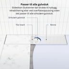 Slidedrain Slukrenne Tile Insert