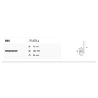 Smedbo House 320 Reserverullholder