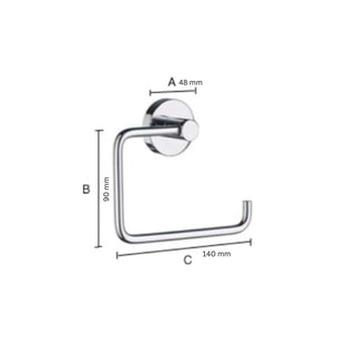 Smedbo Home 341 Toalettrullholder - kan limes