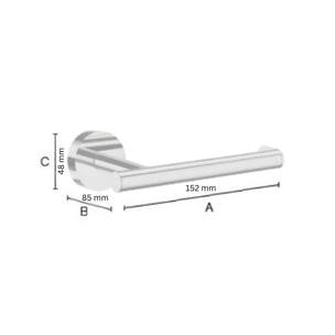 Smedbo Home 3411 Toalettrullholder - kan limes