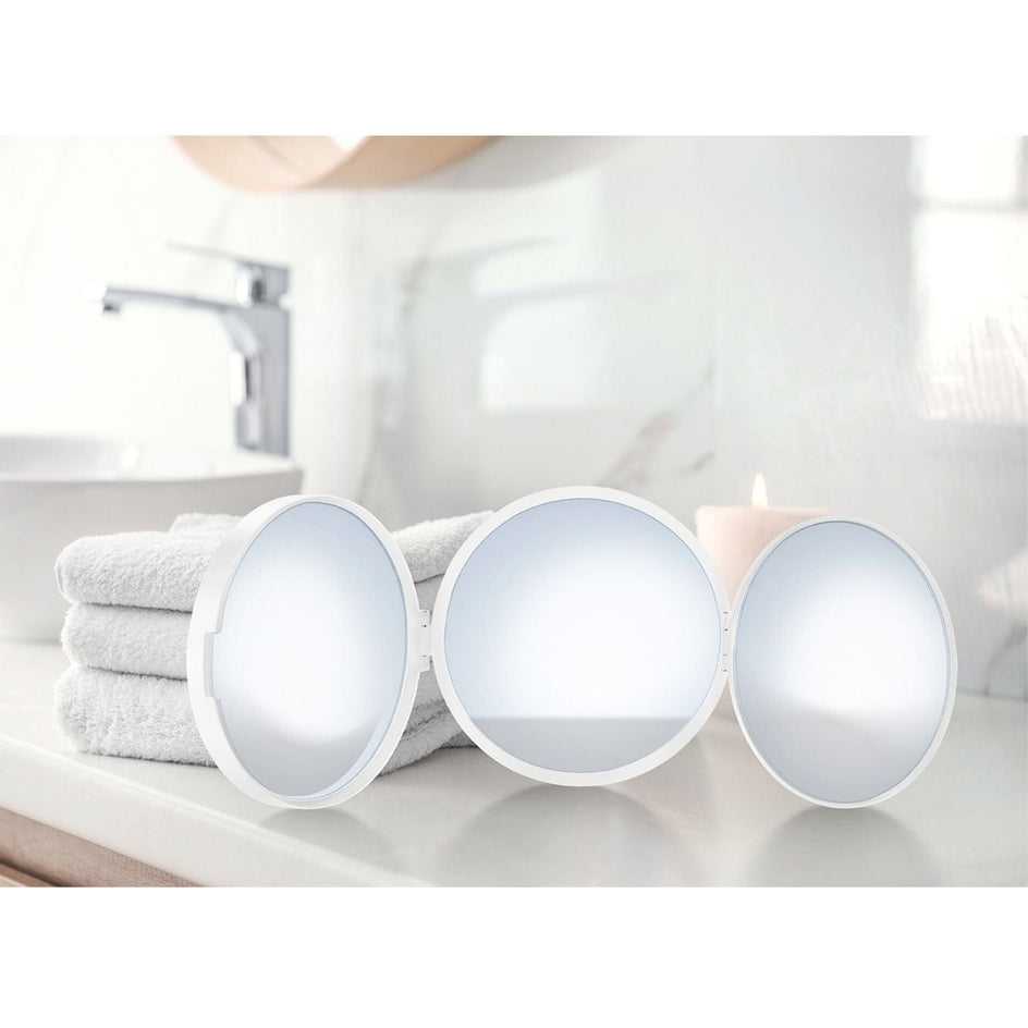 Smedbo 623 reisespeil 3 speilsider - Normal/5x/12x Smedbo Sminkespeil