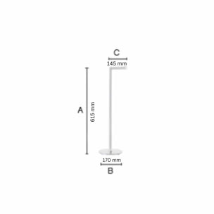 Smedbo 635 Toalettrullholder Gulv