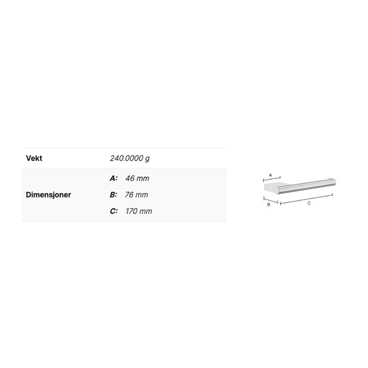 Smedbo Air AK3411 Toalettrullholder