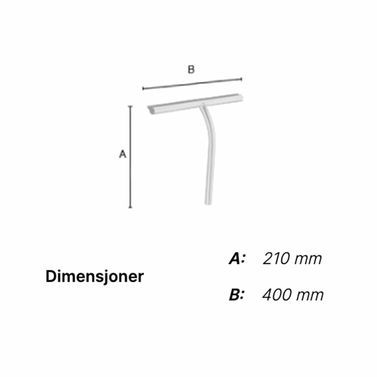 Smedbo Dusjnal 2142 - Langt Blad Smedbo Dusjnal