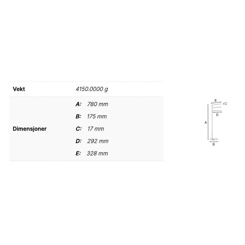 Smedbo FK608 Svingbar Håndklestang Gulv Krom Smedbo Håndklestativ SM-FK608