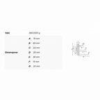 Smedbo ICE OK327 Svingbar Trippelkrok