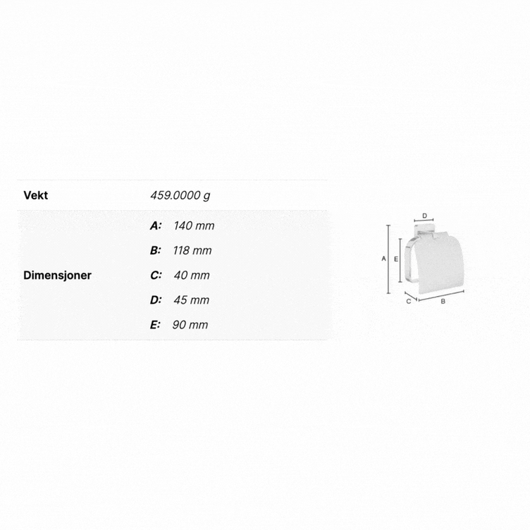 Smedbo ICE OK3414 Toalettrullholder