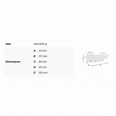 Smedbo ICE OK342P Såpekopp vegghengt