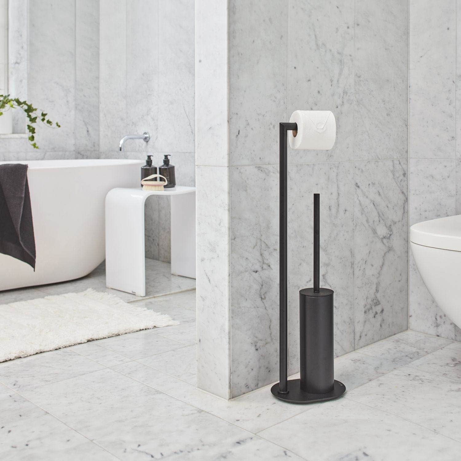 Smedbo Outline 613 Toalettpapirholder / WC-børste Smedbo Toalettrullholder