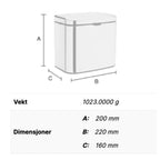 Smedbo Outline 669 Vegghengt Avfallsbeholder