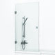 Svedbergs 180° Svingbar Badekarvegg 81cm Krom / 81cm / Klart glass Svedbergs Badekarvegg SV-657781