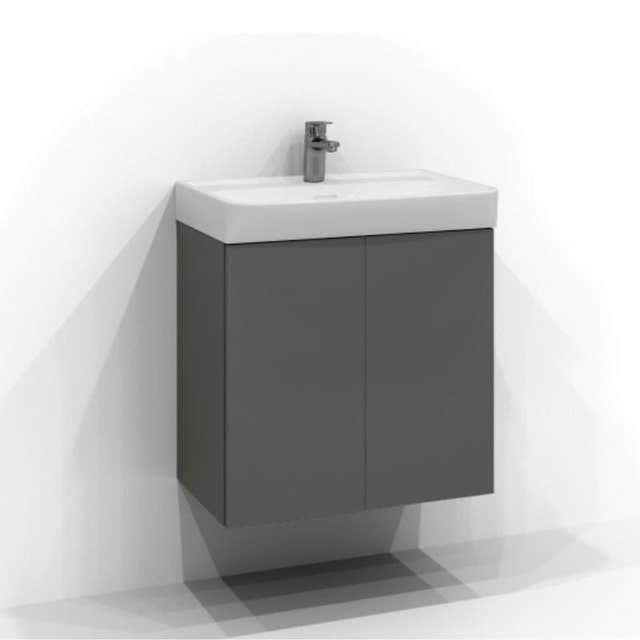 Svedbergs Bloc Servantskap D35 med 2 dører Grå / 60cm Svedbergs Servantskap SV-560122