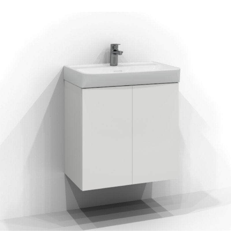 Svedbergs Bloc Servantskap D35 med 2 dører Hvit / 60cm Svedbergs Servantskap SV-560112