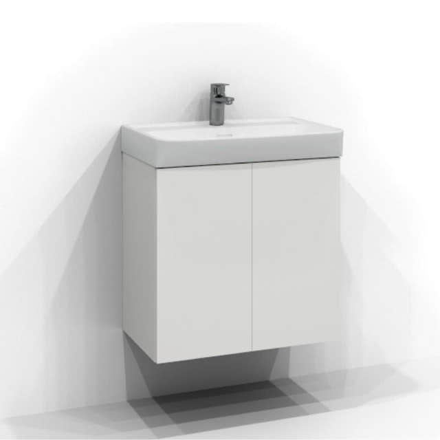 Svedbergs Bloc Servantskap D35 med 2 dører Hvit / 60cm Svedbergs Servantskap SV-560112