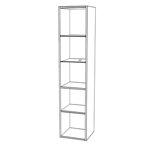 Svedbergs Høyskap Skrog H160cm - uten skapdør
