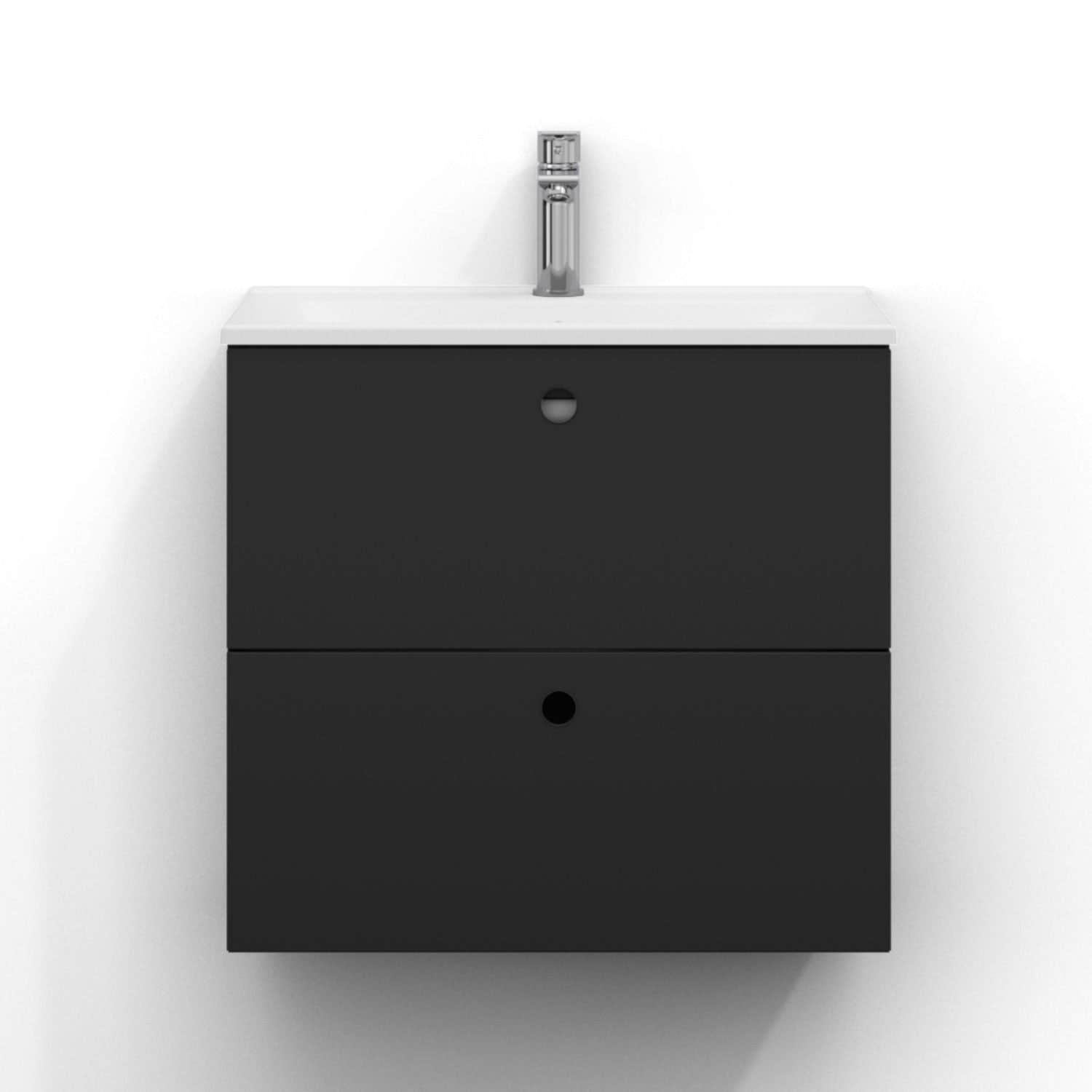 Svedbergs Intro Servantskap Slim D35 med 2 Skuffer Grafittgrå / 60cm Svedbergs Servantskap SV-273761