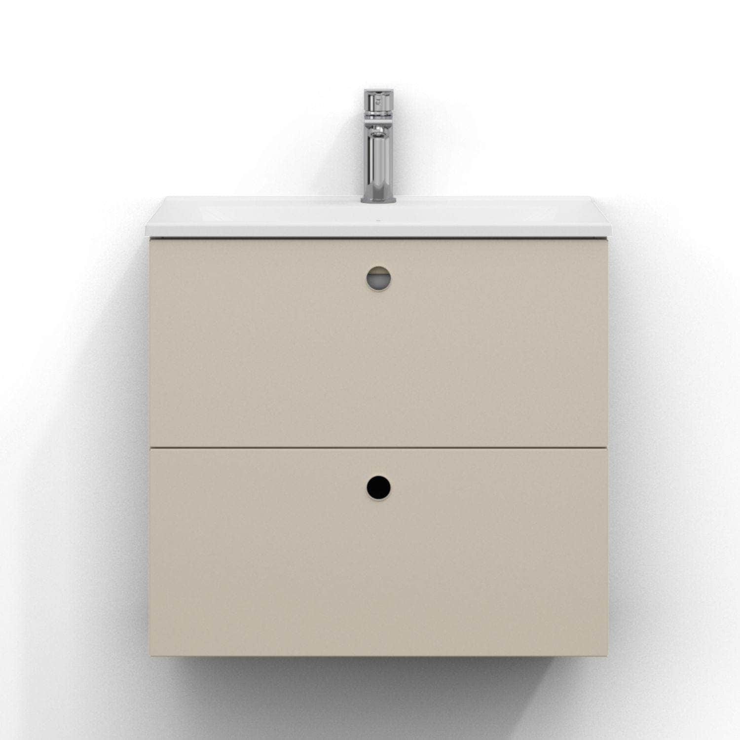 Svedbergs Intro Servantskap Slim D35 med 2 Skuffer Sand / 60cm Svedbergs Servantskap SV-273861