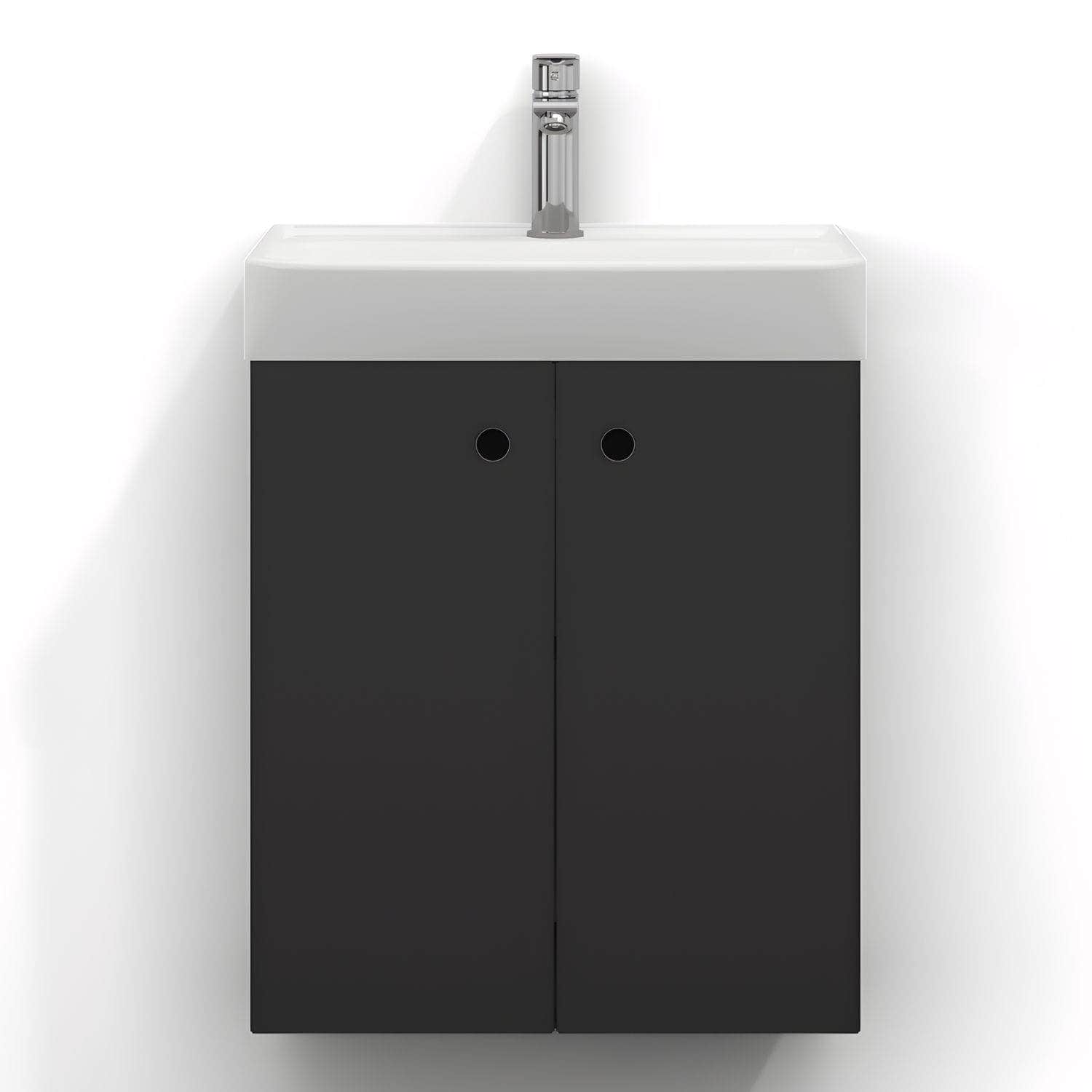 Svedbergs Intro Slim Servantskap 2 Dører Grafittgrå / 50x35cm Svedbergs Servantskap SV-273750