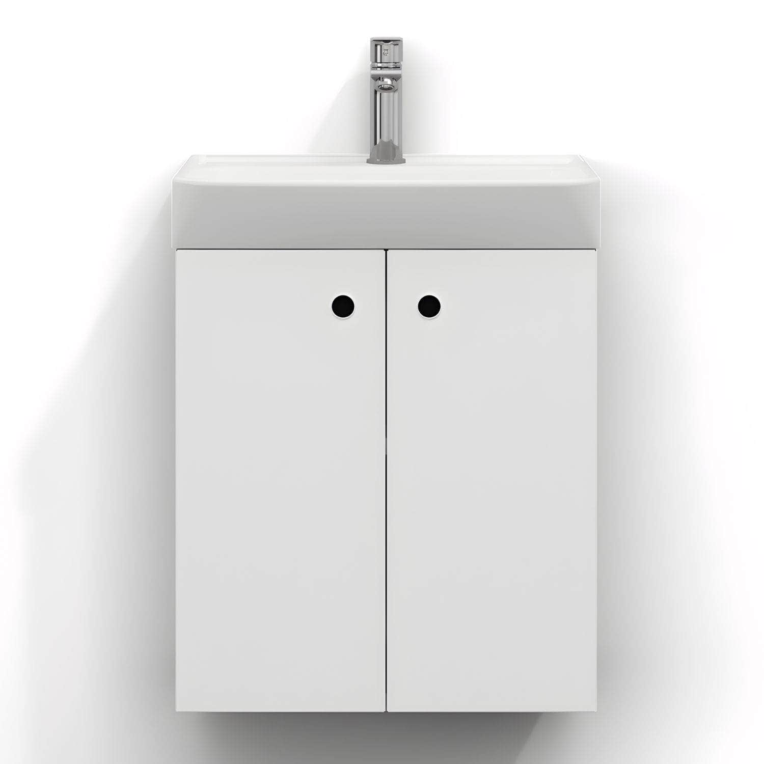 Svedbergs Intro Slim Servantskap 2 Dører Hvit matt / 50x35cm Svedbergs Servantskap SV-273550
