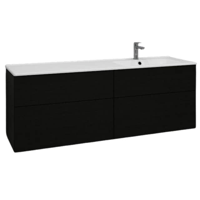Svedbergs Poem Plan Servantskap D45 med 4 skuffer Svart ask / 160cm / Plan Svedbergs Servantskap SV-3451614