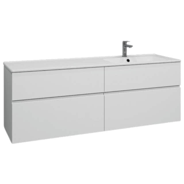 Svedbergs Poem Profil Servantskap D45 med 4 skuffer Hvit / 160cm Svedbergs Servantskap SV-3451661