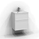 Svedbergs Poem Ramme Servantskap D35 med 2 skuffer Hvit / 50cm / Ramme Svedbergs Servantskap SV-3355412