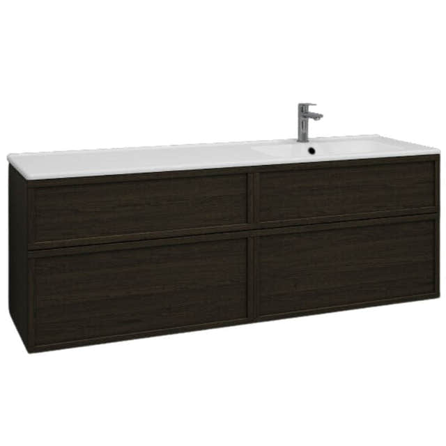 Svedbergs Poem Ramme Servantskap D45 med 4 skuffer Brun ask / 160cm / Ramme Svedbergs Servantskap SV-3451645