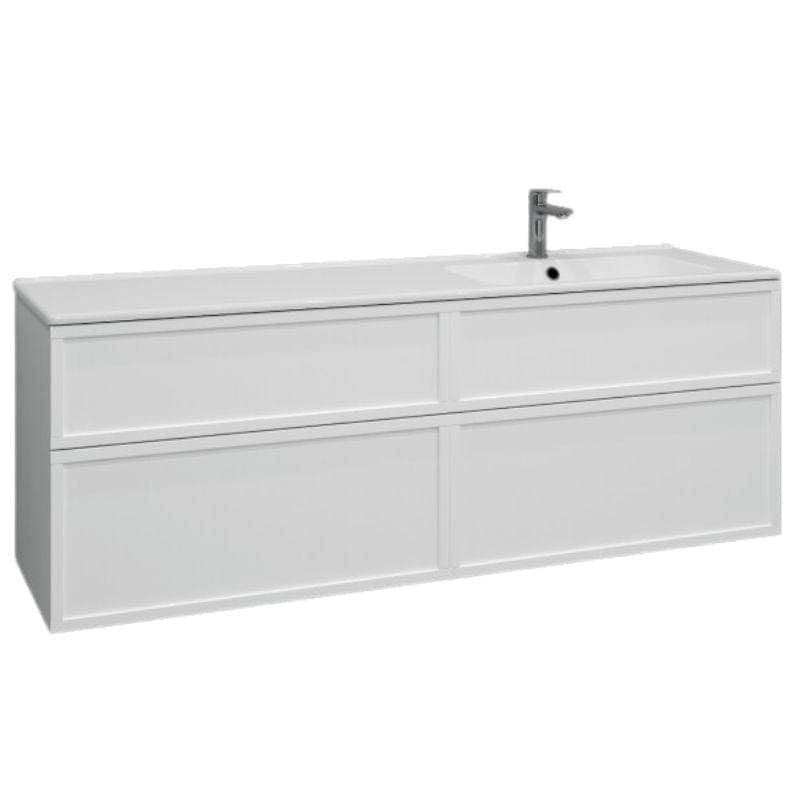 Svedbergs Poem Ramme Servantskap D45 med 4 skuffer Hvit / 160cm / Ramme Svedbergs Servantskap SV-3451641