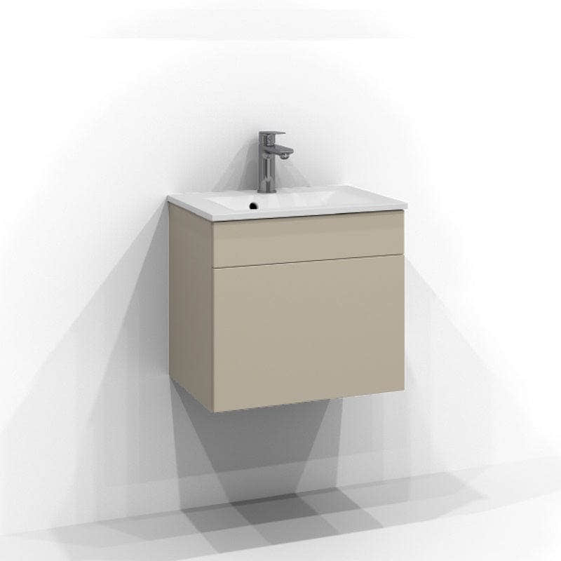 Svedbergs Poem Servantskap 1sk B50-80xH45xD35cm, Slim- Plan/Plan Push open Sand / 50cm / Plan Svedbergs Servantskap SV-3355121