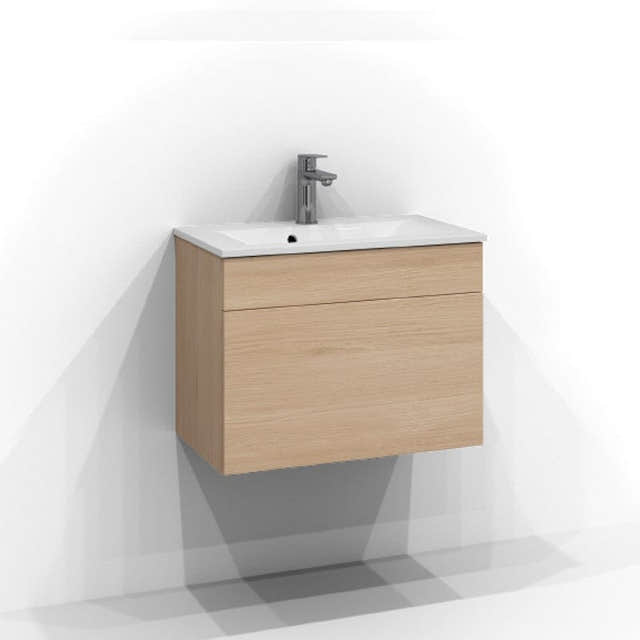 Svedbergs Poem Servantskap 1sk B50-80xH45xD35cm, Slim- Plan/Plan Push open Svedbergs Servantskap