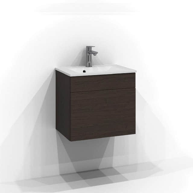 Svedbergs Poem Servantskap 1sk B50-80xH45xD35cm, Slim- Plan/Plan Push open Svedbergs Servantskap