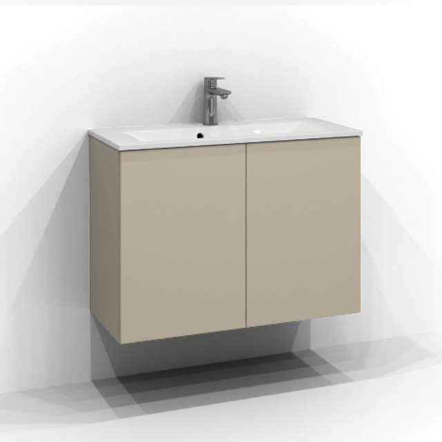 Svedbergs Poem Servantskap 2 dører B50-80xH57xD35, Slim - Plan Sand / 80cm Svedbergs Servantskap SV-3358123