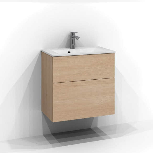 Svedbergs Poem Servantskap 2sk B50-80xH45xD35cm, Slim- Plan/Plan Push open Ren eik / 60cm / Plan Svedbergs Servantskap SV-3356132