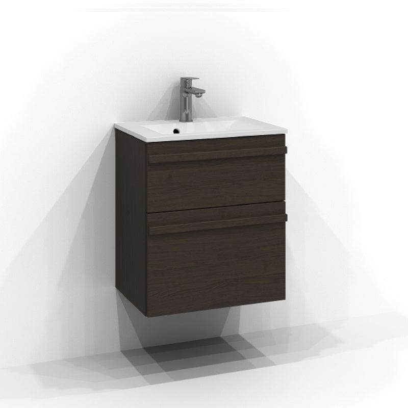 Svedbergs Poem Servantskap 2sk B50-80xH57xD35cm, Slim - List Brun ask / 50cm Svedbergs Servantskap SV-3355352