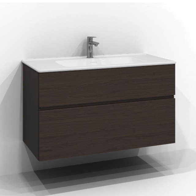 Svedbergs Poem Servantskap 2sk B60-100xD45cm - Profil Brun ask / 100cm Svedbergs Servantskap SV-34510652