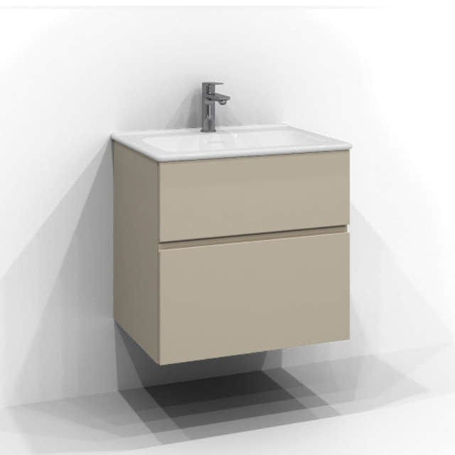 Svedbergs Poem Servantskap 2sk B60-100xD45cm - Profil Sand / 60cm Svedbergs Servantskap SV-3456622