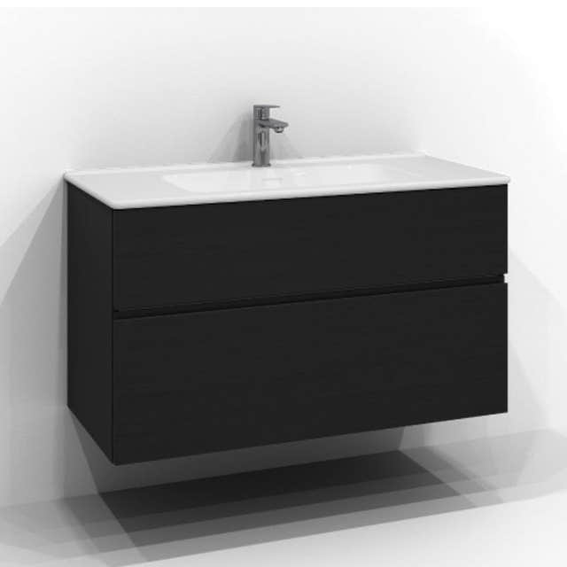 Svedbergs Poem Servantskap 2sk B60-100xD45cm - Profil Svart ask / 100cm Svedbergs Servantskap SV-34510642