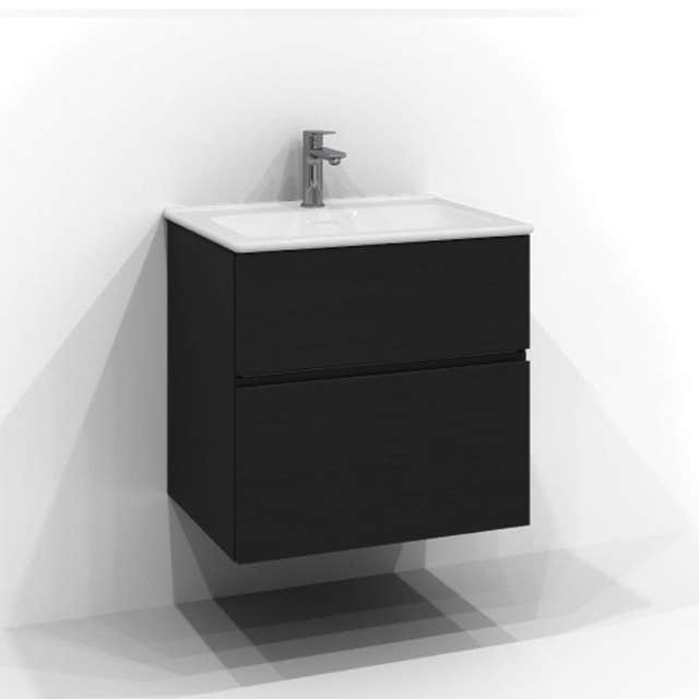 Svedbergs Poem Servantskap 2sk B60-100xD45cm - Profil Svart ask / 60cm Svedbergs Servantskap SV-3456642