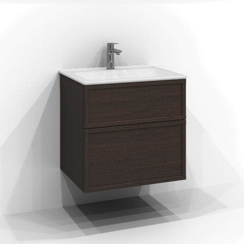 Svedbergs Poem Servantskap 2sk B60-100xD45cm - Ramme/Ramme Push open Brun ask / 60cm / Ramme Svedbergs Servantskap SV-3456452